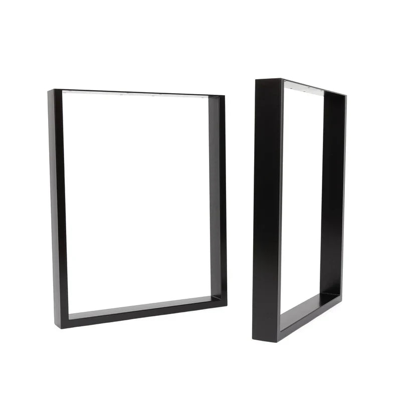 Grove desk legs, Black square