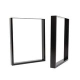 Grove desk legs, Black square