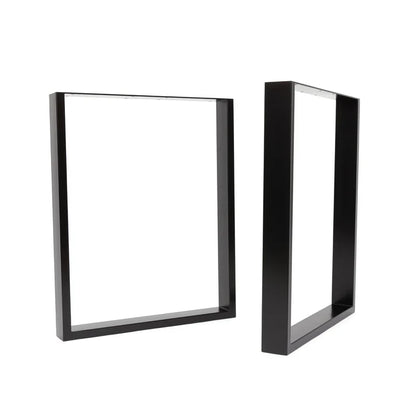 Grove desk legs, Black square